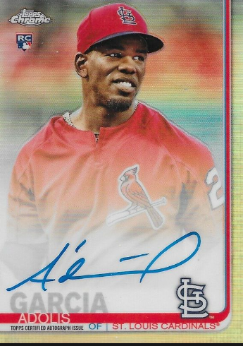 Bowman Chrome Rookie Card Adolis Garcia