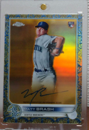 Bowman Chrome SuperFractor Matt Brash RC