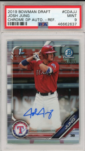 Bowman Draft Chrome Autograph Josh Jung