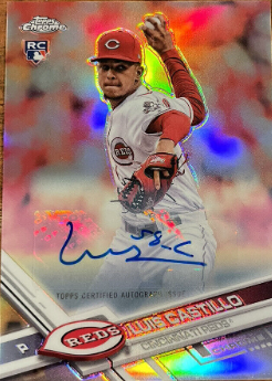 Bowman Draft Chrome Refractors Luis Castillo