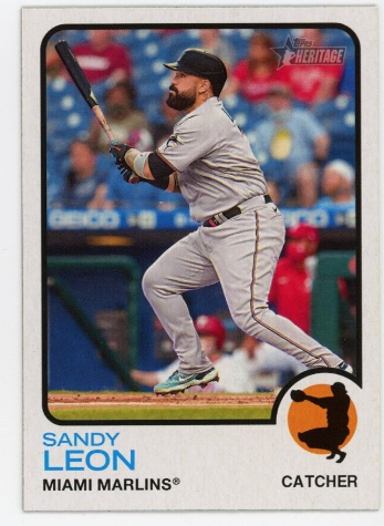 Bowman Sandy Leon Rookie Card