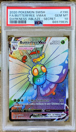 Butterfree VMAX (Darkness Ablaze #3, Secret Rare)