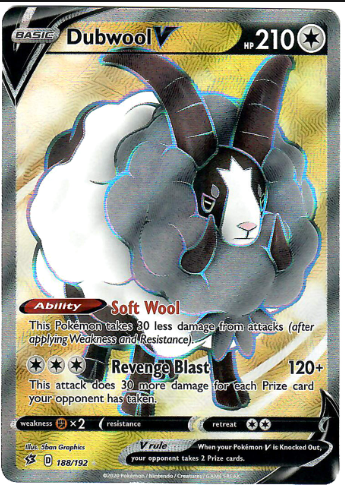 Dubwool V (Rainbow Rare)