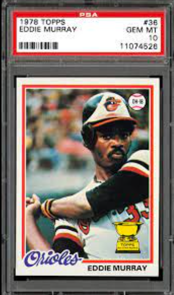 Eddie Murray Topps Baseball Card