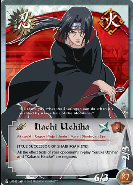 Itachi Uchiha (LAR) Card