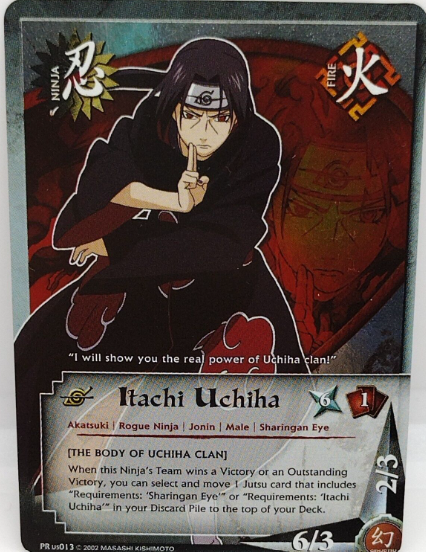 Itachi Uchiha (PR) Card