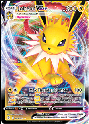 Jolteon VMAX Evolving Skies Card