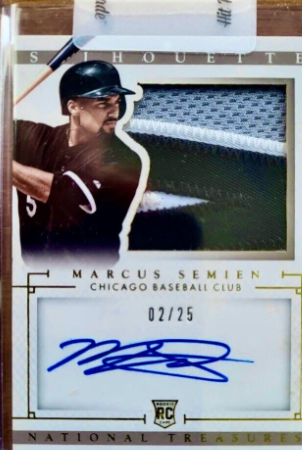 National Treasures Baseball Marcus Semien Auto Marcus Semien