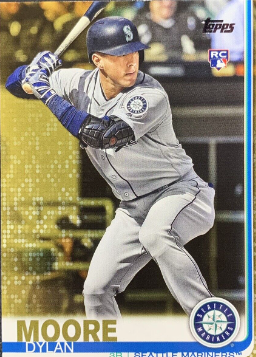 Panini Prizm Dylan Moore Gold Prizm Parallel