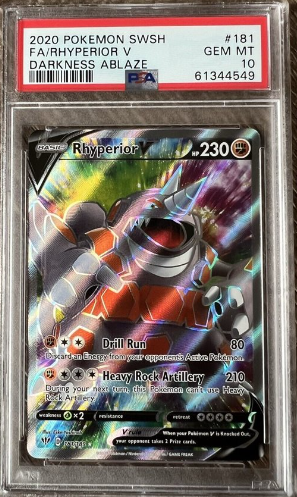 Rhyperior VMAX (Darkness Ablaze #181, Secret Rare)