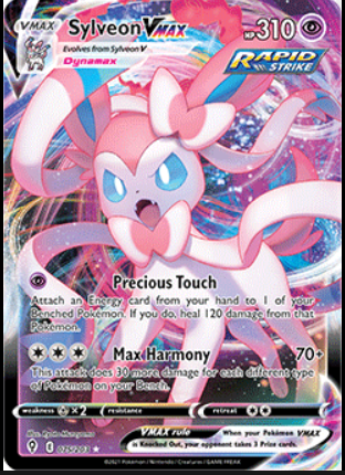 Sylveon VMAX Evolving Skies Card