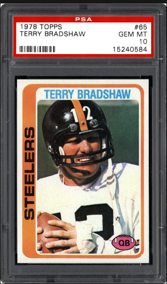 1978 Terry Bradshaw Topps Football Card