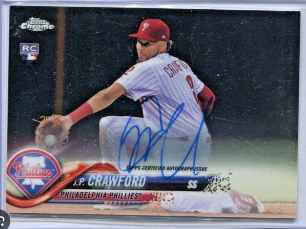 Topps Chrome J.P. Crawford Autograph