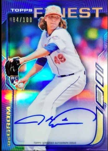 Topps Chrome Jacob deGrom Rookie Autograph Card