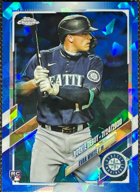 Topps Chrome Update Sapphire Edition Evan White RC