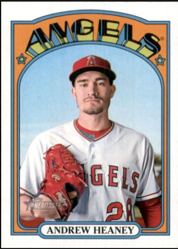 Topps Heritage Andrew Heaney Rookie Card