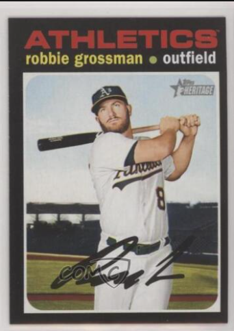 Topps Heritage High Number Autograph Robbie Grossman