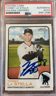 Topps Heritage Real One Autographs Tommy La Stella