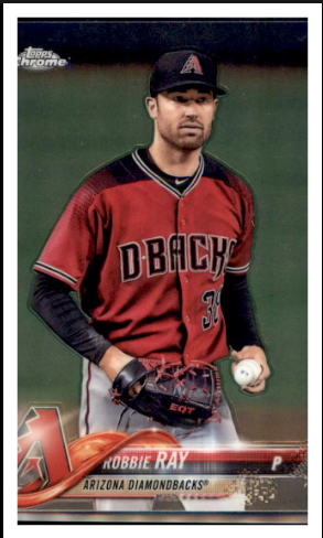 Topps Robbie Ray Chrome Rookie Autographs