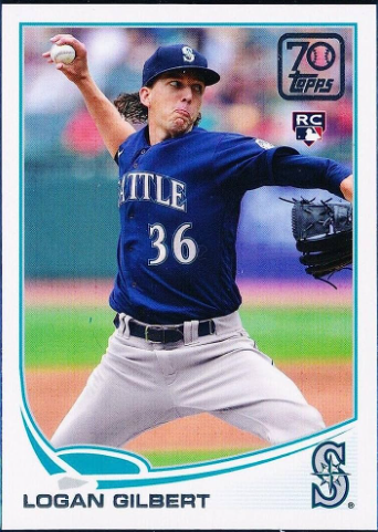 Topps Series 2 Logan Gilbert Rookie Card