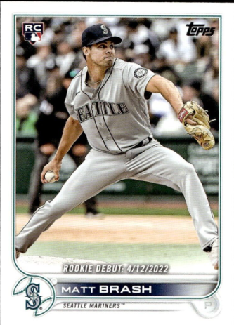 Topps Update Matt Brash Variation RC