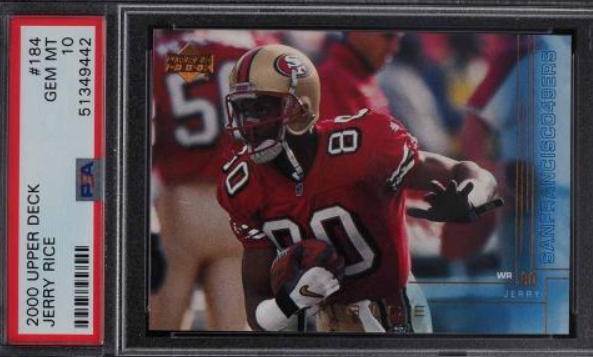 2000 Upper Deck Football Jerry Rice #184