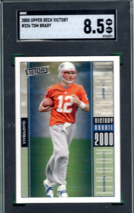 2000 Upper Deck Victory #326 TOM BRADY Rookie