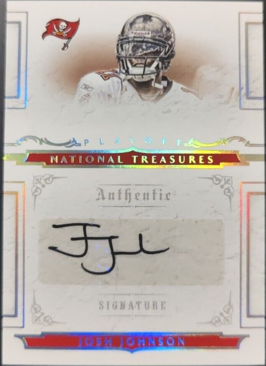 2008 National Treasurer Rookie Autograoh Josh Johnson /99 Auto 49 ERS 