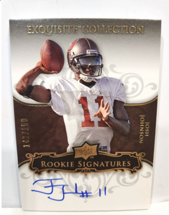 2008 Upper Deck Exquisite Collection Signatures /150 Josh Johnson Rookie Auto RC