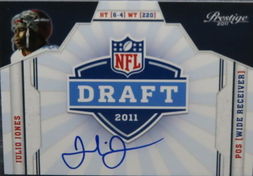 2011 Prestige Julio Jones NFL Draft Autograph Rookie Auto RC