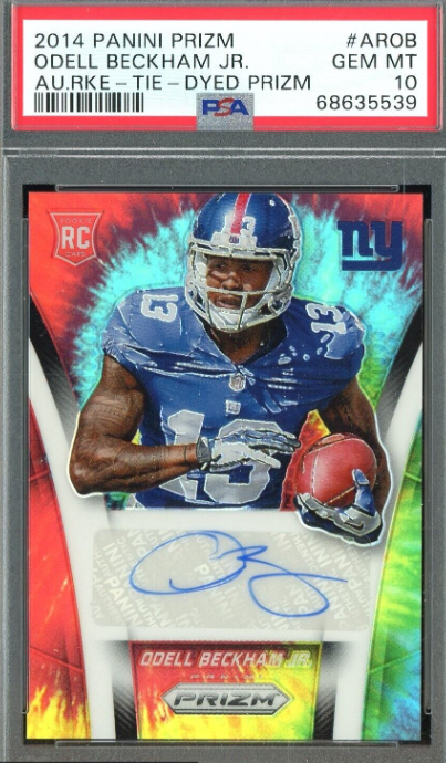 2014 Panini Tie-Dye Prizm Odell Beckham Jr. RC AUTO