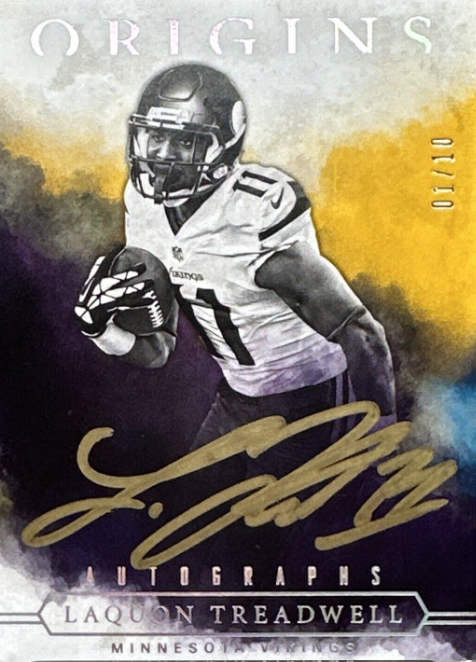 2016 Panini Origins - Rookie Autographs Laquon Treadwell Gold Ink /10 RARE