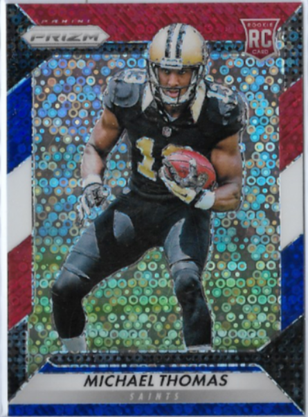 2016 Panini Prizm Michael Thomas #230 Red White Blue Disco SP Rookie RC Saints