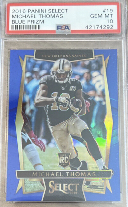 2016 Panini Select Michael Thomas Blue Prizm