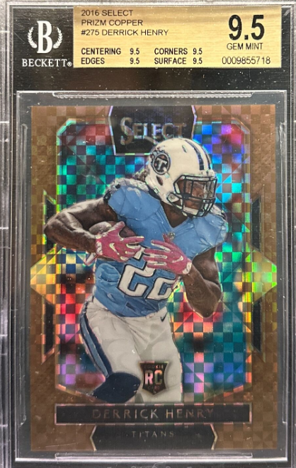 2016 Select Derrick Henry Field Level Copper Prizm Rookie RC