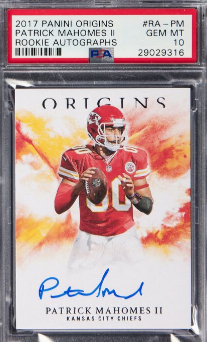 2017 Panini Origins Patrick Mahomes II (Rookie Autographs)