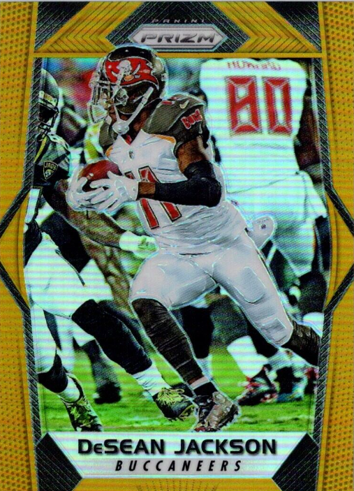 2017 Panini Prizm 123 DeSean Jackson Prizm Gold /10