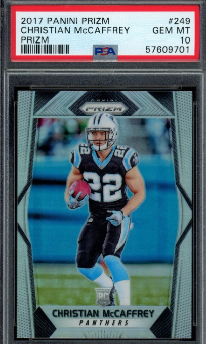 2017 Panini Silver Prizm #249 Christian McCaffrey RC Rookie