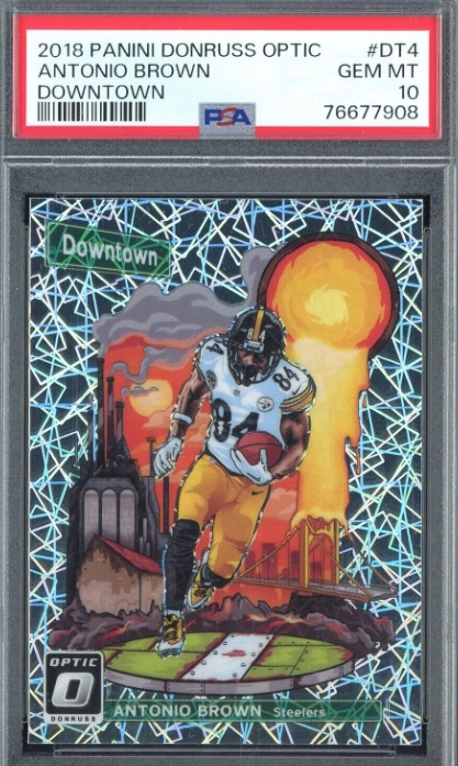 2018 Donruss Optic Downtown #DT4 Antonio Brown Steelers