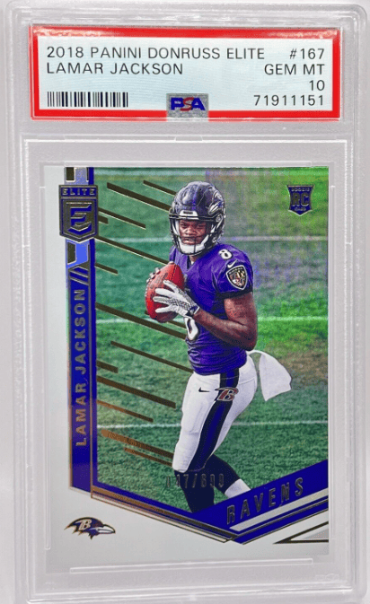 2018 Panini Donruss Elite Lamar Jackson Rookie /699