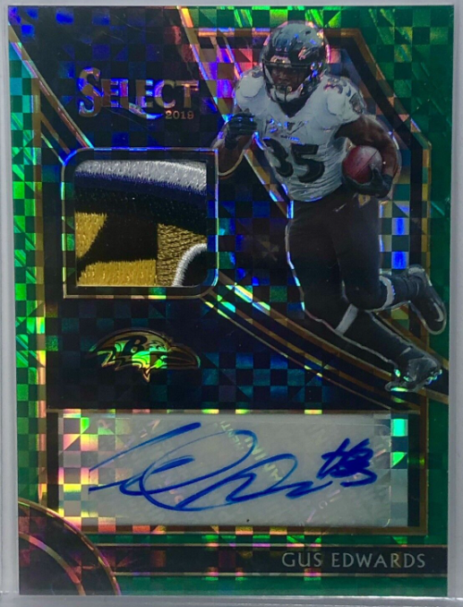 2019 Panini Select GUS EDWARDS Patch Auto 2/5