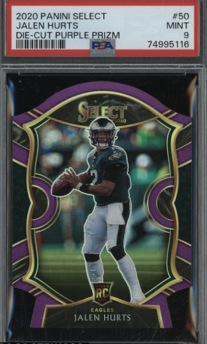 2020 Panini Select Gold Prizm Die-Cut #135 Michael Thomas Saints 3/10