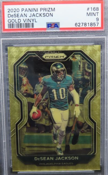 2020 Prizm DeSean Jackson Gold Vinyl Prizm #/5