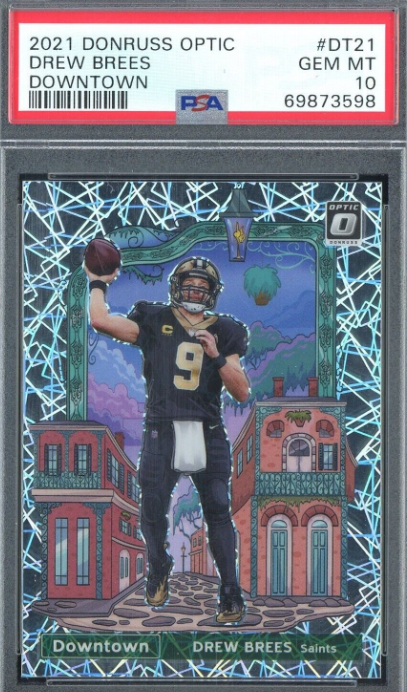 2021 Donruss Optic Downtown #DT21 Drew Brees