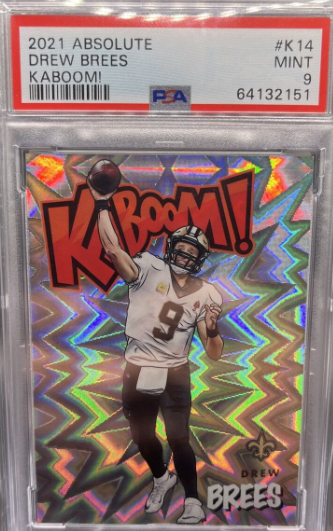 2021 Panini Absolute Kaboom! Drew Brees #K14