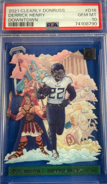 2021 Panini Clearly Donruss Derrick Henry Downtown