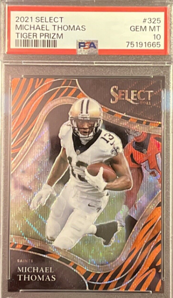 2021 Panini Select #325 Michael Thomas Tiger Prizm Field Level