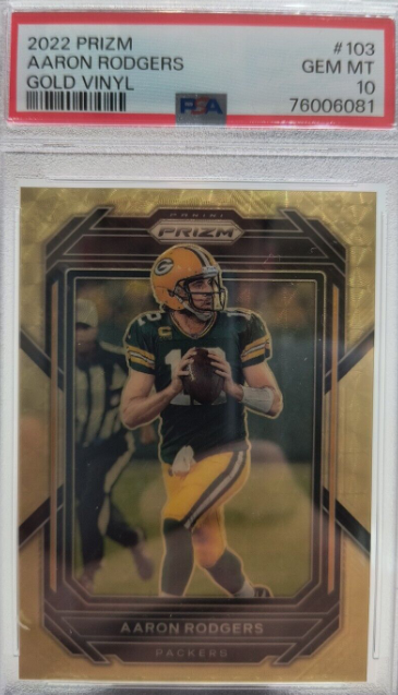 2022 Aaron Rodgers Gold Vinyl 1/5