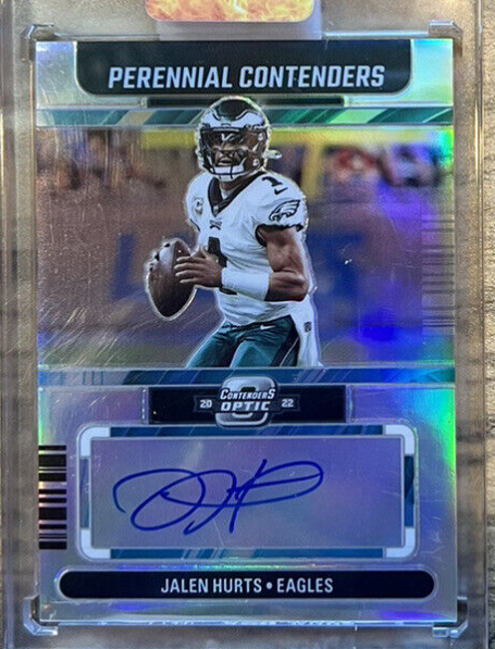 2022 Contenders Optic JALEN HURTS Perennial Contenders On Card Auto /50 SP