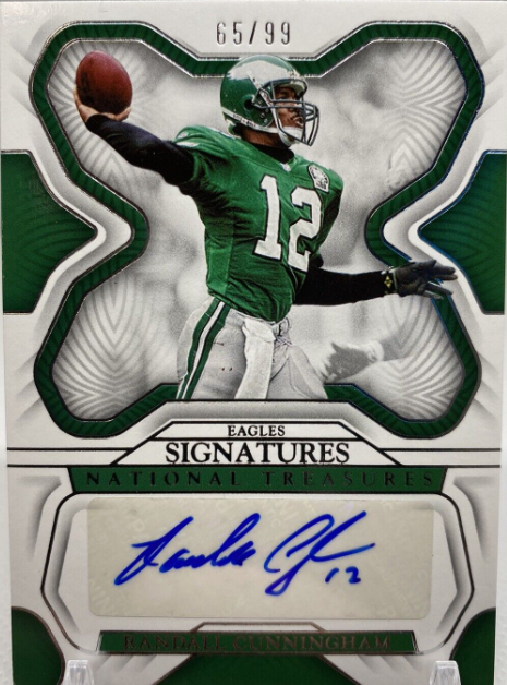 2022 National Treasures Signatures Randall Cunningham Auto /99 EAGLES